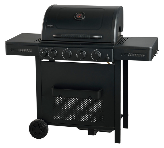 Gasolgrill 4 brännare + 1 bakre brännare 16,9 kW Grillexpert